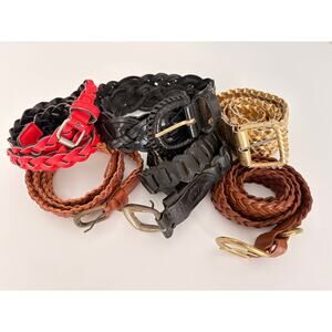 Six Lot of Twisted Belts